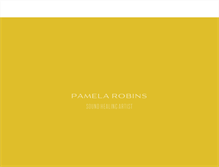 Tablet Screenshot of pamelarobins.com